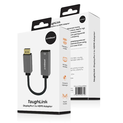 mbeat® Elite Display Port to HDMI Adapter - Converts DisplayPort to HDMI Female Port, Supports 4K... - Image 4
