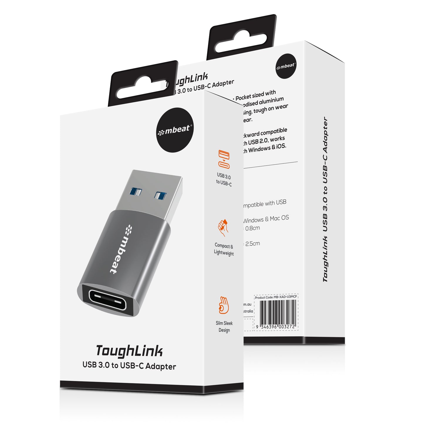 mbeat® Elite USB 3.0 (Male) to USB-C (Female) Adapter -  Converts USB-C device to Any Computers,... - Image 4