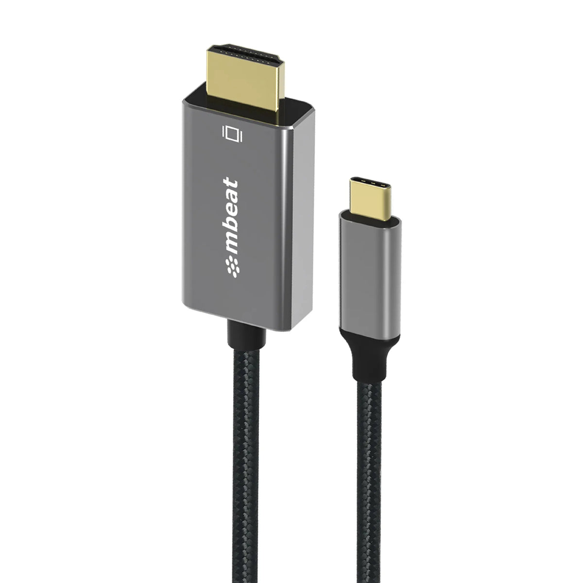 mbeat® Tough Link 1.8m 4K USB-C to HDMI Cable - Extend USB-C Laptop, Tablet or Smartphone Video t...
