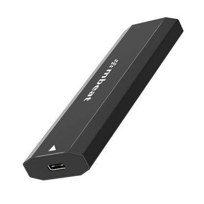 mbeat® Elite USB-C to M.2 SSD Enclosure - Pocket Size, Ultra Durable, Supports M Key, B+M Key SSD...