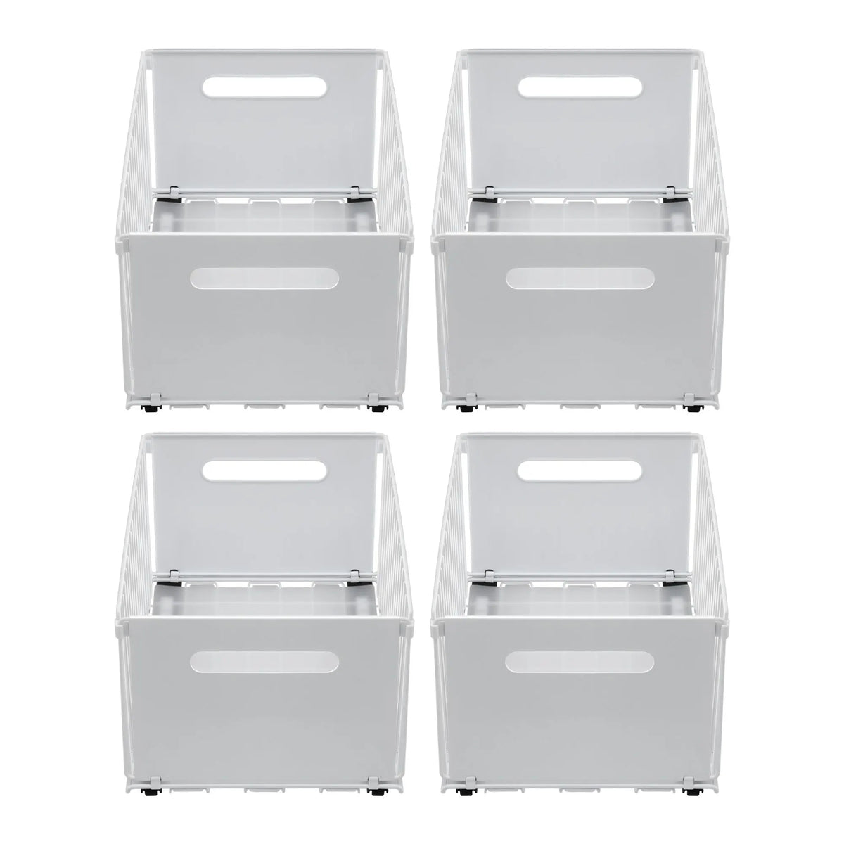 Artiss 4 Pack Pull out Drawers for Cabinets Foldable Slide Out Drawers - Image 3