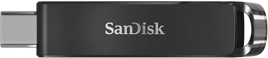 SanDisk Ultra USB Type-C Flash Drive, CZ460 32GB, USB Type C 3.1, Black, Super-thin Retractable,...