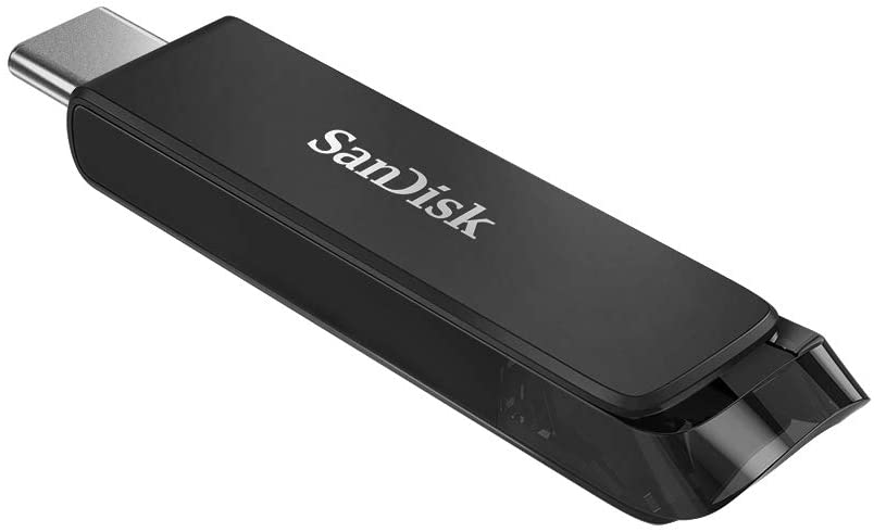 SanDisk Ultra USB Type-C Flash Drive, CZ460 32GB, USB Type C 3.1, Black, Super-thin Retractable,... - Image 2