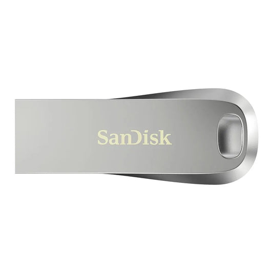 SanDisk 128GB Ultra Luxe USB3.1 Flash Drive Memory Stick USB Type-A 150MB/s capless sliver 5 Year...
