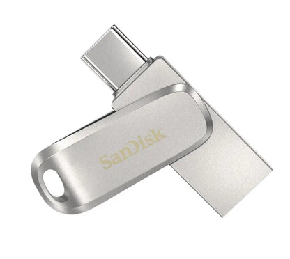SanDisk 128GB Ultra Dual Drive Luxe USB-C  USB-A Flash Drive Memory Stick 150MB/s USB3.1 Type-C S...
