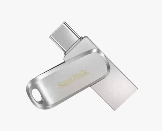 SanDisk SDDDC4 1TB, Metal, USB 3.2 Gen 1 Type C reversible connector, Swivel Design, Sequential R...