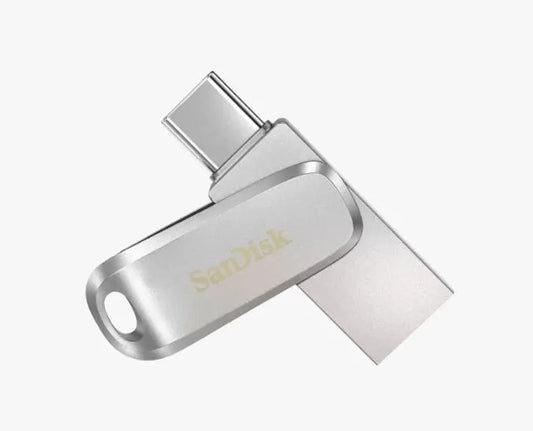 SanDisk SDDDC4 1TB, Metal, USB 3.2 Gen 1 Type C reversible connector, Swivel Design, Sequential R...