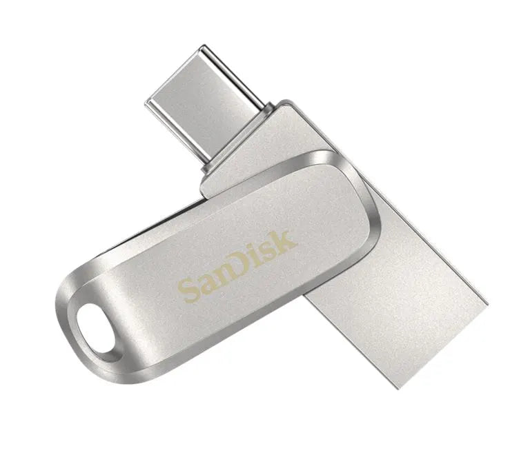 SanDisk 256GB Ultra Dual Drive Luxe USB-C  USB-A Flash Drive Memory Stick 150MB/s USB3.1 Type-C S...