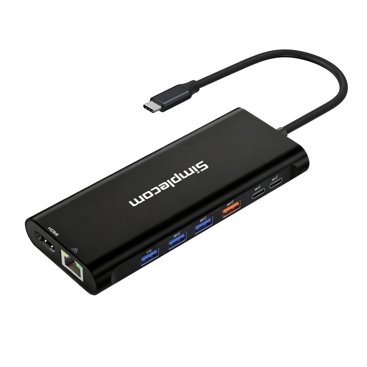 Simplecom CHT814 14-in-1 USB-C 4K Triple Display MST Docking Station with Dual HDMI DP - USB, Blu... - Image 2