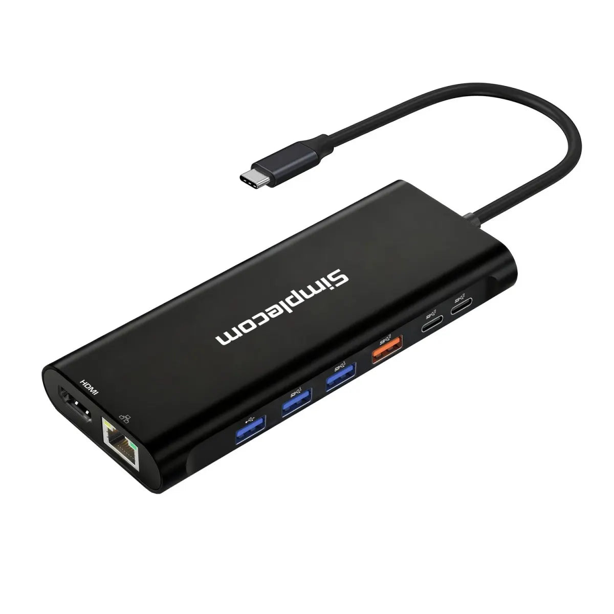 Simplecom CHT814 14-in-1 USB-C 4K Triple Display MST Docking Station with Dual HDMI DP - USB, Blu... - Image 2