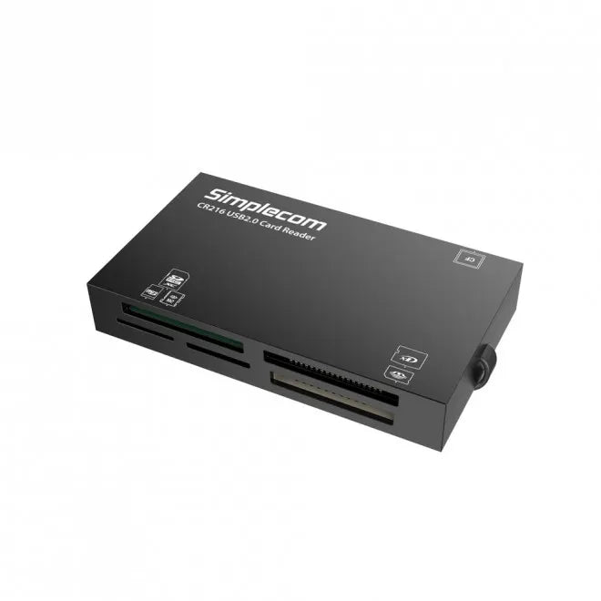 Simplecom CR216 USB 2.0 All in One Memory Card Reader 6 Slot for MS M2 CF XD Micro SD HC SDXC Bla...