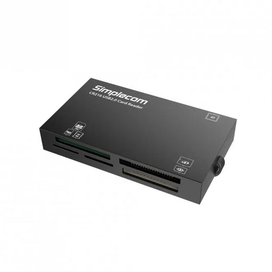 Simplecom CR216 USB 2.0 All in One Memory Card Reader 6 Slot for MS M2 CF XD Micro SD HC SDXC Bla...