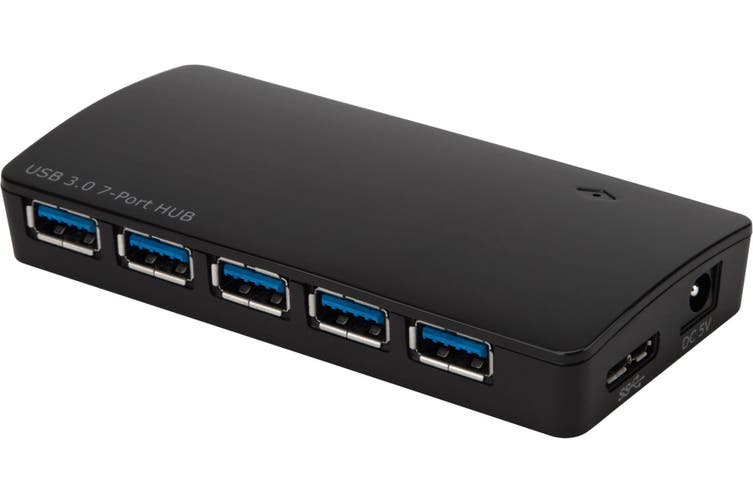 Targus 7 Port USB 3.0 Power Hub With Fast Charging and 5Gbps Transfer Speed/ Accept USB 2.0/1. x...