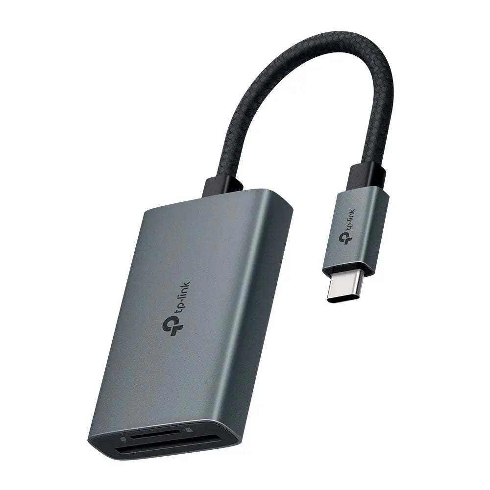 TP-Link UA440C USB 3.0 Type-C to SD  microSD 3.0 Card Reader, support SD, SDHC, SDXC, microSD, mi...