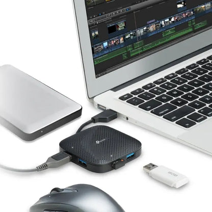 TP-Link UH400 USB3.0 Hub 4 Ports, Portable, Up to 5Gbps, 4 Devices USB3.0 Type A, No Power Adapte... - Image 4