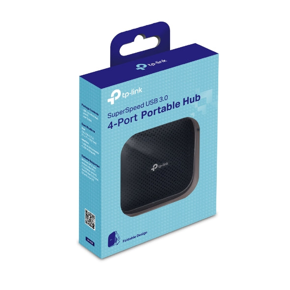 TP-Link UH400 USB3.0 Hub 4 Ports, Portable, Up to 5Gbps, 4 Devices USB3.0 Type A, No Power Adapte...