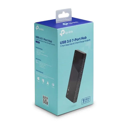 TP-Link UH700 7 Ports USB3 Hub Desktop 2.5A Power Adapter, transfer speeds of up to 5Gbps, 10 tim...