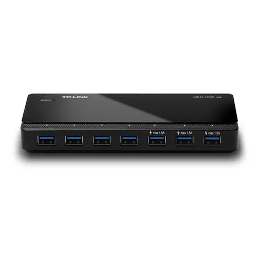 TP-Link UH700 7 Ports USB3 Hub Desktop 2.5A Power Adapter, transfer speeds of up to 5Gbps, 10 tim... - Image 2