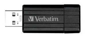 Verbatim Store'n'Go Pinstripe USB 2.0 Drive 16GB, Slim Retractable Design, 2 Years Limited Warran...