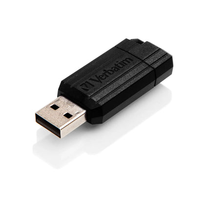 Verbatim Store'n'Go Pinstripe USB 2.0 Drive 16GB, Slim Retractable Design, 2 Years Limited Warran... - Image 2