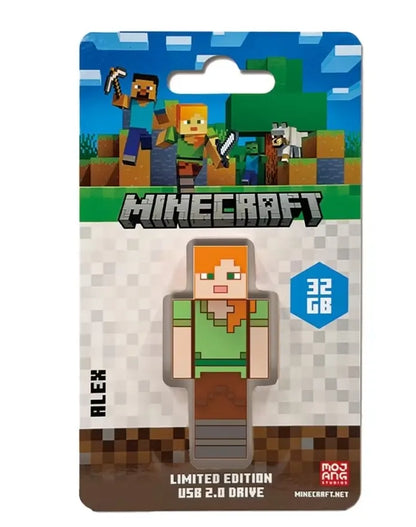 Verbatim Minecraft Alex - Collector's Edition USB Flash Drive - 32GB - Alex Retail Pack - Minecra...