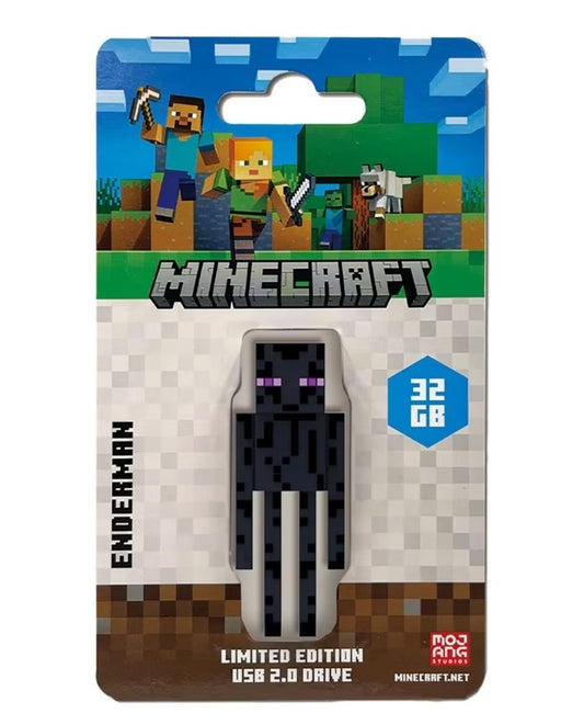 Verbatim Minecraft Enderman, Collector's Edition USB Flash Drive - 32GB - Enderman Retail Pack...