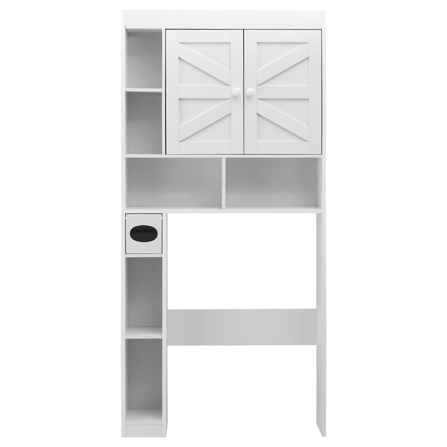 Artiss Bathroom Storage Cabinet Over The Toilet Organiser Laundry Shelf Holder - Image 4