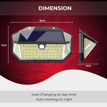Dimnezz 5-Sided Human Induction Outdoor Garden LED Lamp - Image 4