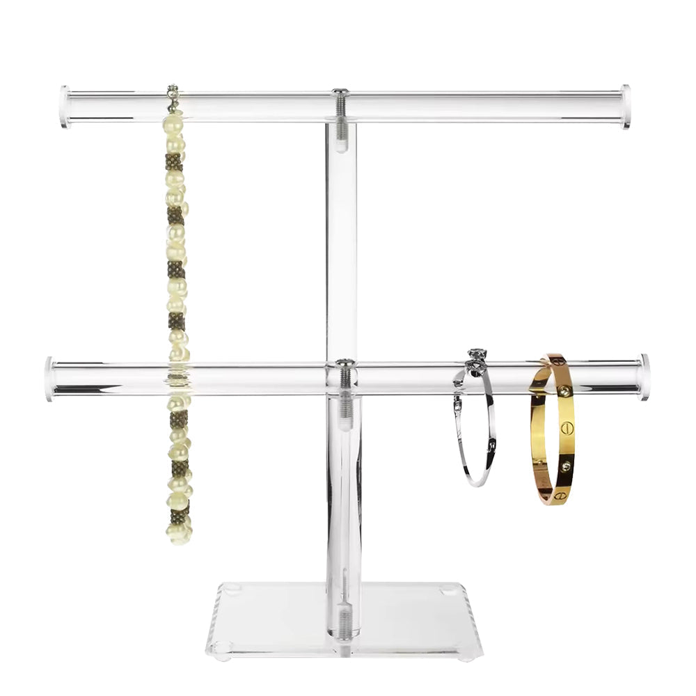 Fashyni Acrylic Jewelry Necklace and Bracelet Stand Organizer - Image 3