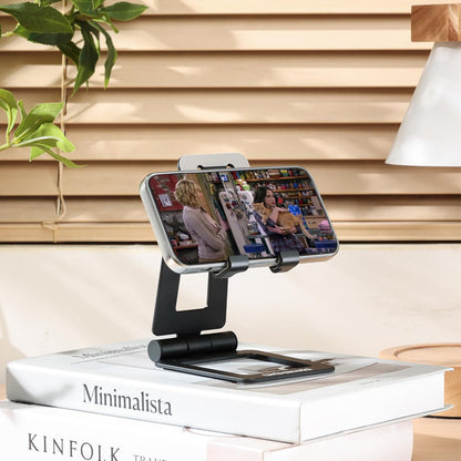 Urbanoki Portable Phone Tablet Stand Dual Folding Desk Travel Cradle Dock - Image 2