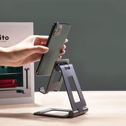 Urbanoki Portable Phone Tablet Stand Dual Folding Desk Travel Cradle Dock - Image 6