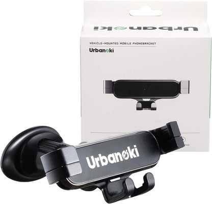 Urbanoki Air Vent Car Phone Holder Mount Strong Grip for Smartphones - Black - Image 5