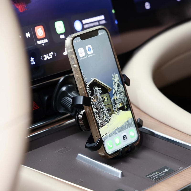 Urbanoki Air Vent Car Phone Holder Mount Strong Grip for Smartphones - Black - Image 6