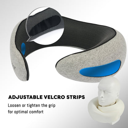 Vagooz Memory Foam Travel Neck Pillow Set - Image 6