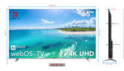 EMETE 65″ Frameless UHD Smart WebOS TV - Image 3