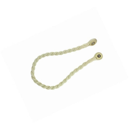 Magnetic weaved rope tieback Cream - Image 2