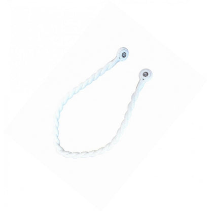 Magnetic weaved rope tieback Off White - Image 2