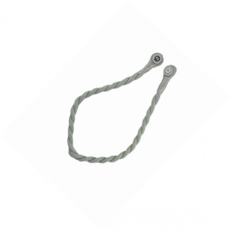 Magnetic weaved rope tieback Silver - Image 2