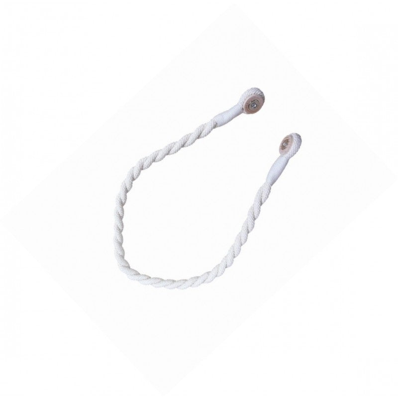 Magnetic weaved rope tieback Natural - Image 2