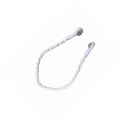 Magnetic weaved rope tieback Natural - Image 2