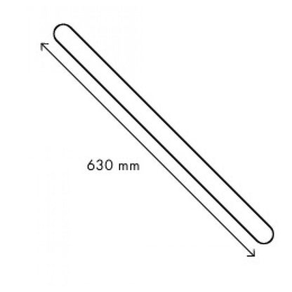 Ecru white rustique braided magnetic tieback - Image 3