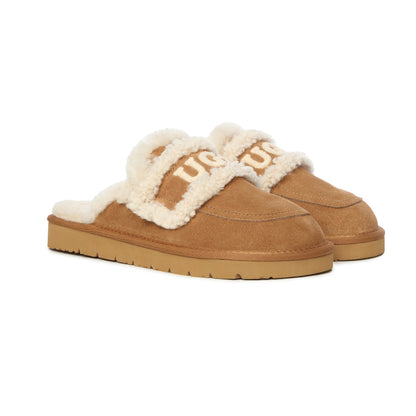 DKUGG ERIN SCUFF- Size L 41/42 - Chestnut