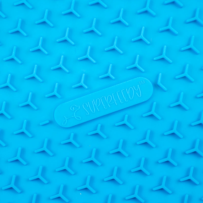 Marley Slowappy Reversible Lick Mat - Blue Lick Mat - Image 5