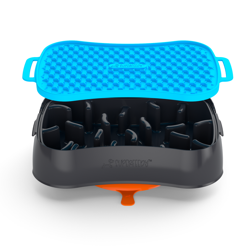 Marley Slowappy Reversible Lick Mat - Blue Lick Mat - Image 6