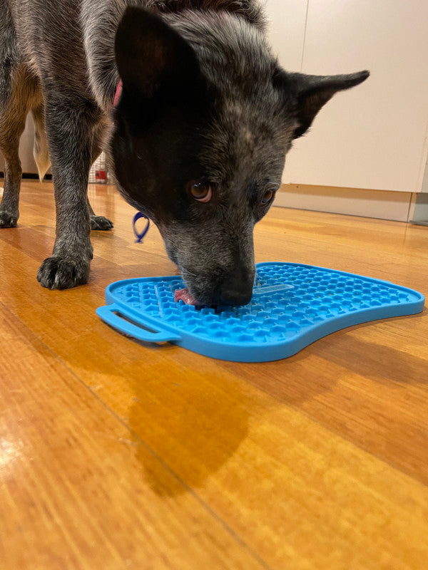 Marley Slowappy Reversible Lick Mat - Blue Lick Mat - Image 7