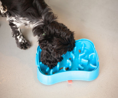 Marley Slowappy Slow Feeder  Bowl - Blue - Image 2