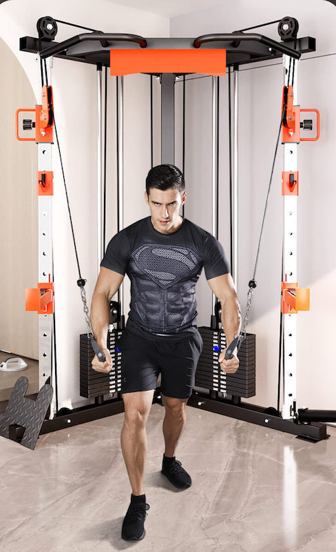 SmartFit C1 Max Multi Functional Cable Crossover Station 130kgs Pin Loaded Machine with attachment - Image 2