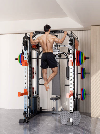 130kgs pin loaded SmartFit M1 Ultra Leg Press and Chest Fly Multi Functional Training Smith Machine Home Gym  - Image 5
