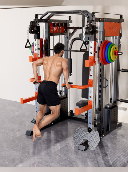 130kgs pin loaded SmartFit M1 Ultra Leg Press and Chest Fly Multi Functional Training Smith Machine Home Gym  - Image 7