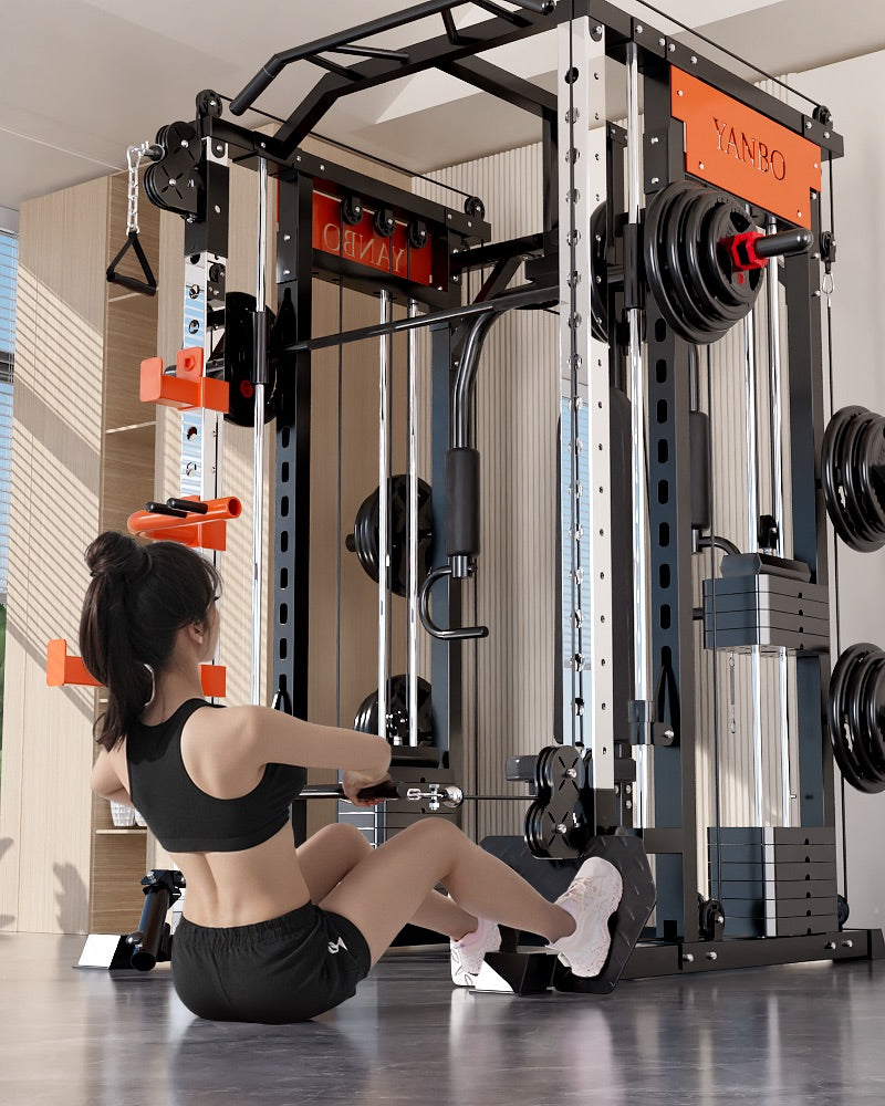 SmartFit M1 Ultra Leg Press and Chest Fly Multi Functional Training Smith Machine Home Gym with 130kgs pin loaded package - Image 5